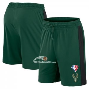 Pantaloncini Milwaukee Bucks 75th Anniversary Verde