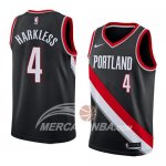 Maglia NBA Portland Trail Blazers Maurice Harkless Icon 2018 Nero