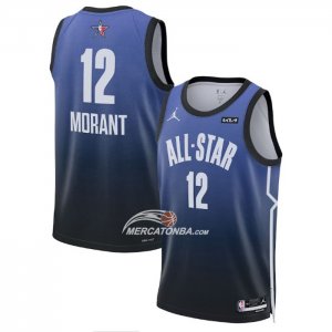Maglia All Star 2023 Memphis Grizzlies Ja Morant NO 12 Blu