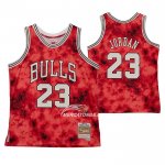 Maglia Chicago Bulls Michael Jordan No 23 Galaxy Rosso