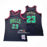 Maglia Chicago Bulls Michael Jordan NO 23 Mitchell & Ness 1997-98 Nero
