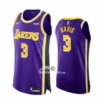 Maglia Los Angeles Lakers Anthony Davis NO 3 Statement Autentico Viola