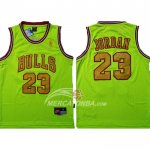 Maglia Chicago Bulls Michael Jordan Verde