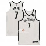 Maglia Brooklyn Nets Kevin Durant NO 7 Association Autentico Bianco