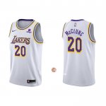 Maglia Los Angeles Lakers Mac Mcclung NO 20 Association 2021-22 Bianco
