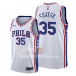 Maglia Philadelphia 76ers Marial Shayok Association Bianco