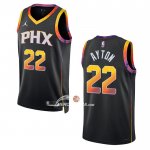 Maglia Phoenix Suns Deandre Ayton NO 22 Statement 2022-23 Nero