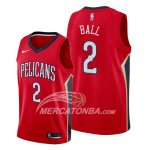 Maglia New Orleans Pelicans Lonzo Ball Statement Rosso
