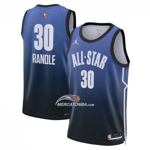 Maglia All Star 2023 New York Knicks Julius Randle NO 30 Blu
