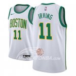 Maglia NBA Boston Celtics Kyrie Irving Ciudad 2018-19 Bianco