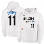 Felpas con Capucha Brooklyn Nets Kyrie Irving Citta 2022-23 Bianco