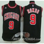 Maglia NBA Rondo,Chicago Bulls Nero
