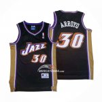 Maglia Utah Jazz Carlos Arroyo NO 30 Retro Nero