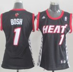 Maglia NBA Donna Bosh,Miami Heats Nero
