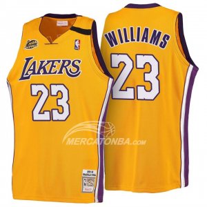 Maglia NBA Williams Retro Los Angeles Lakers Amarillo