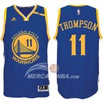 Maglia NBA Autentico Golden State Warriors Thompson Blu