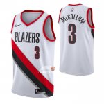 Maglia Portland Trail Blazers C.j. Mccollum Association 2020-21 Bianco