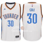 Maglia NBA Cole Oklahoma City Thunder Blanco