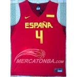Maglia NBA Juegos Olimpicos Rio Spagna Gasol Rosso 2016