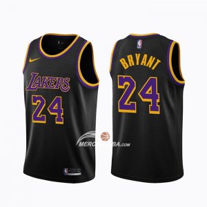 Maglia Los Angeles Lakers Kobe Bryant Earned 2020-21 Nero