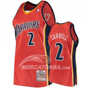 Maglia Golden State Warriors Joe Barry Carroll 2009-10 Hardwood Classics Arancione