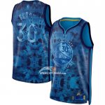 Maglia Golden State Warriors Stephen Curry NO 30 Select Series 2023 Blu