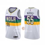 Maglia New Orleans Pelicans E'twaun Moore Citta Bianco