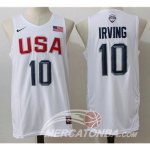 Maglia NBA Twelve USA Dream Team Irving Bianco