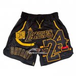 Pantaloncini Los Angeles Lakers Kobe Bryant Just Don Nero