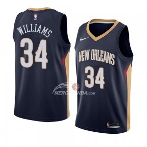 Maglia New Orleans Pelicans Kenrich Williams Icon 2018 Blu