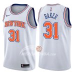Maglia NBA New York Knicks Ron Baker Statement 2017-18 Bianco