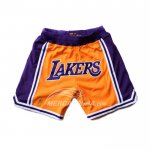 Pantaloni Los Angeles Lakers Viola Giallo