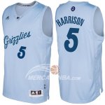 Maglia NBA Christmas 2016 Andrew Harrison Memphis Grizzlies Claro Blu