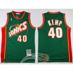 Maglia NBA retro Kemp,Seattle Sonics Verde