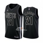 Maglia Brooklyn Nets Lamarcus Aldridge NO 21 Statement 2022-23 Nero