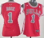 Maglia NBA Donna Rose,Chicago Bulls Rosso