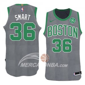 Maglia NBA Boston Celtics Marcus Smart Natale 2018 Verde