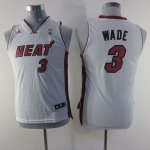 Maglia NBA Bambino Wade,Miami Heats Bianco