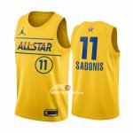 Maglia All Star 2021 Indiana Pacers Domantas Sabonis Or