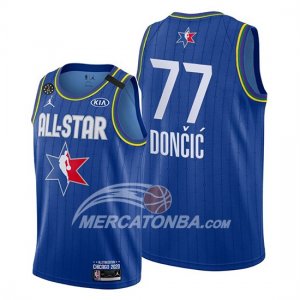 Maglia All Star 2020 Dallas Mavericks Luka Doncic Blu