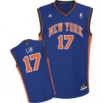 Maglia NBA Rivoluzione 30 Jeremy Lin,New York Knicks Blu