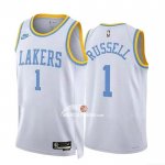 Maglia Los Angeles Lakers D'angelo Russell NO 1 Classic 2022-23 Bianco