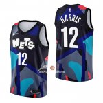 Maglia Brooklyn Nets Joe Harris NO 12 Citta 2023-24 Nero