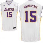 Maglia NBA Rivoluzione 30 WorldPeace,Los Angeles Lakers Bianco