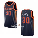 Maglia New York Knicks Julius Randle NO 30 Statement 2022-23 Nero