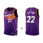 Maglia Phoenix Suns Deandre Ayton NO 22 Classic 2022-23 Viola
