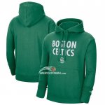 Felpa con Cappuccio Boston Celtics Citta 2020-21 Verde
