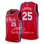 Maglia Philadelphia 76ers Ben Simmons Statement Edition Rosso