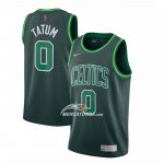 Maglia Boston Celtics Jayson Tatum Earned 2020-21 Verde