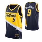 Maglia Indiana Pacers T.j. Mcconnell NO 9 Citta 2021-22 Blu